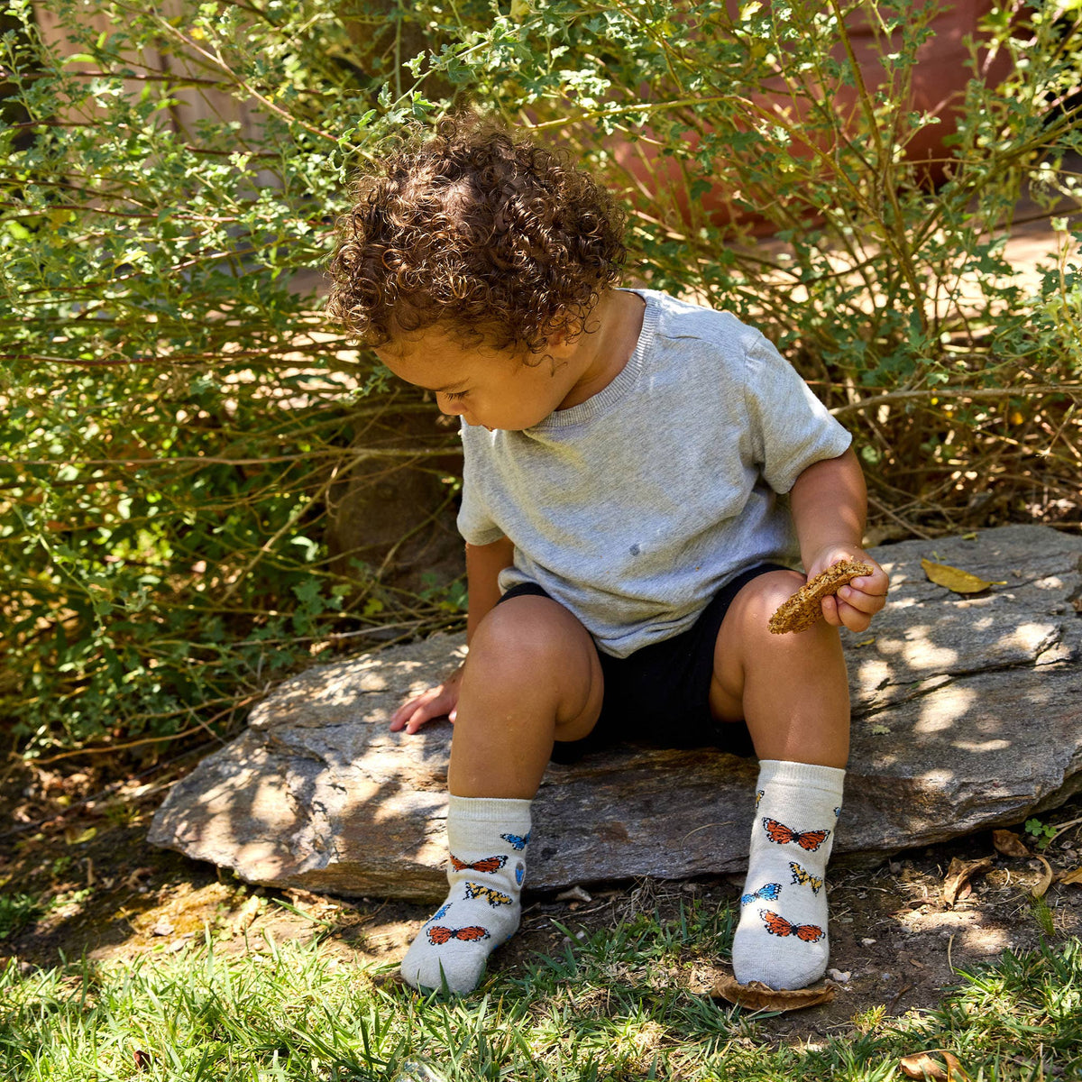 Conscious Step - Kids Socks that Protect Butterflies | Organic Cotton Socks