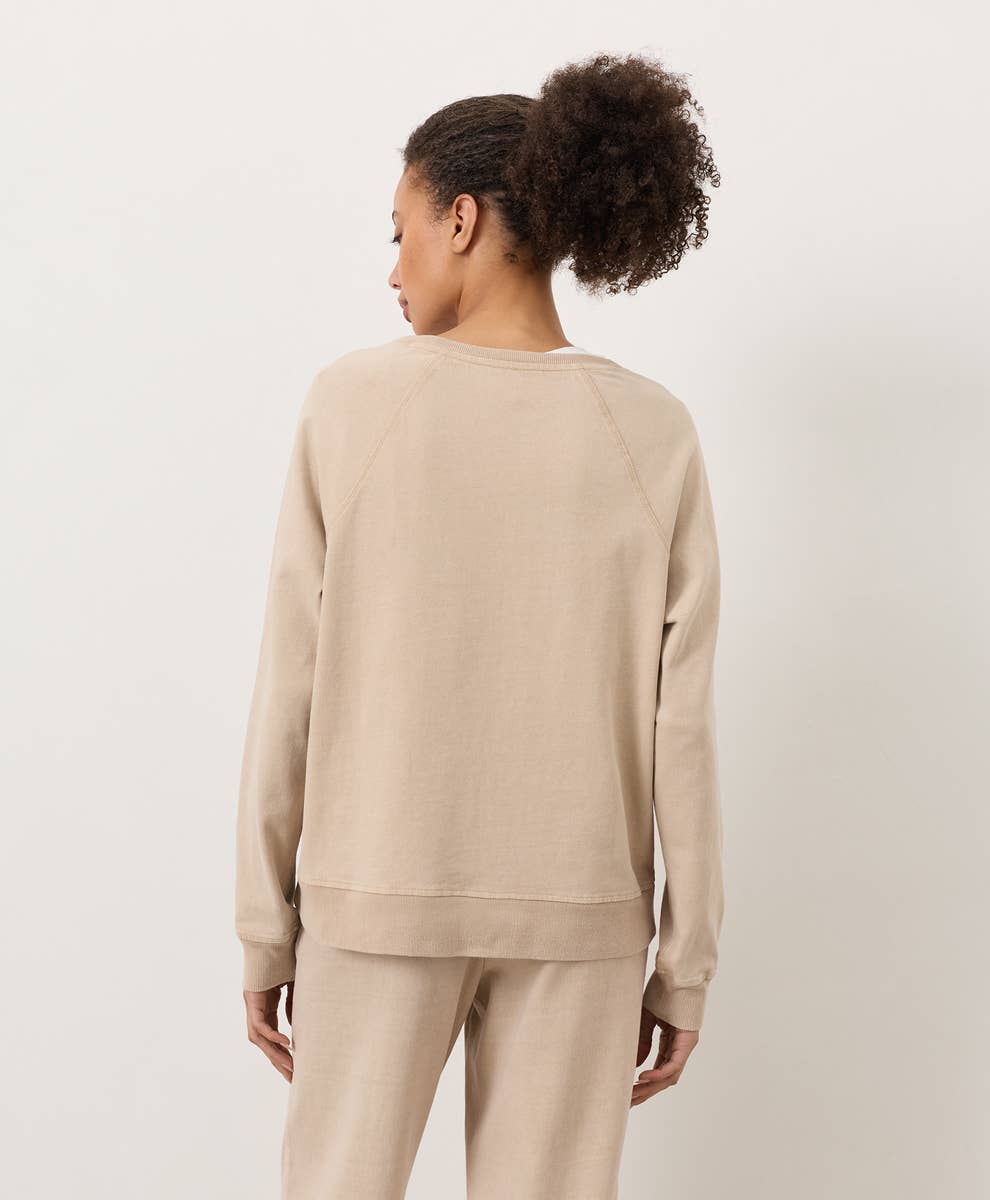 Pact - Women's Weekends Relaxed Raglan Sweatshirt
