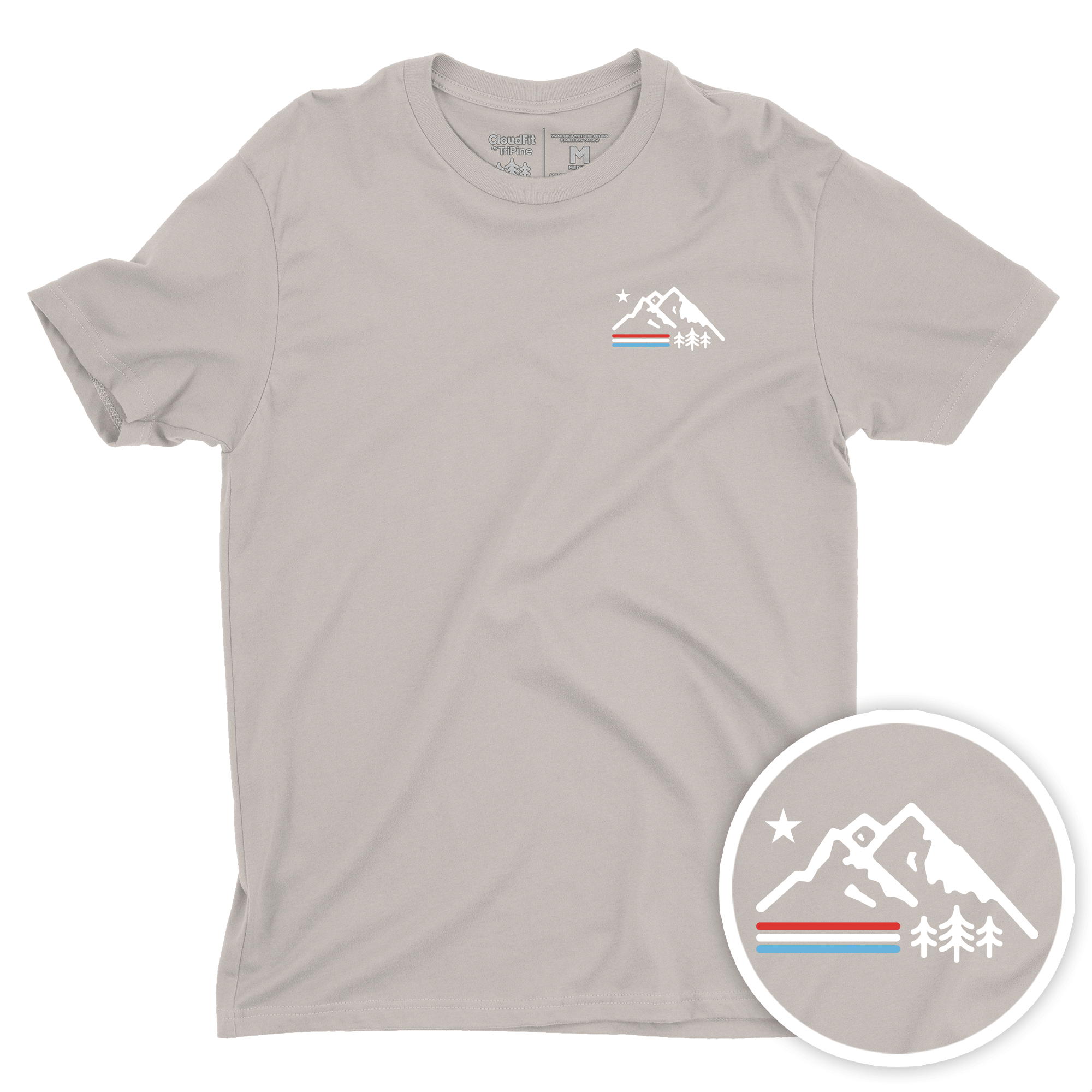 TriPine - Independence Retro Mountain CloudFit Tee