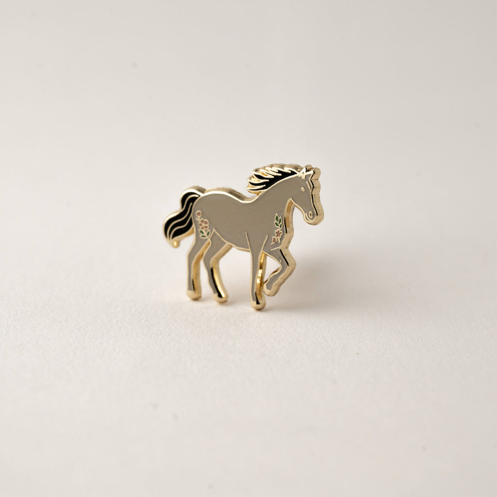 Happily Plants - Horse Pin, Horse Gifts, Cowgirl accessories