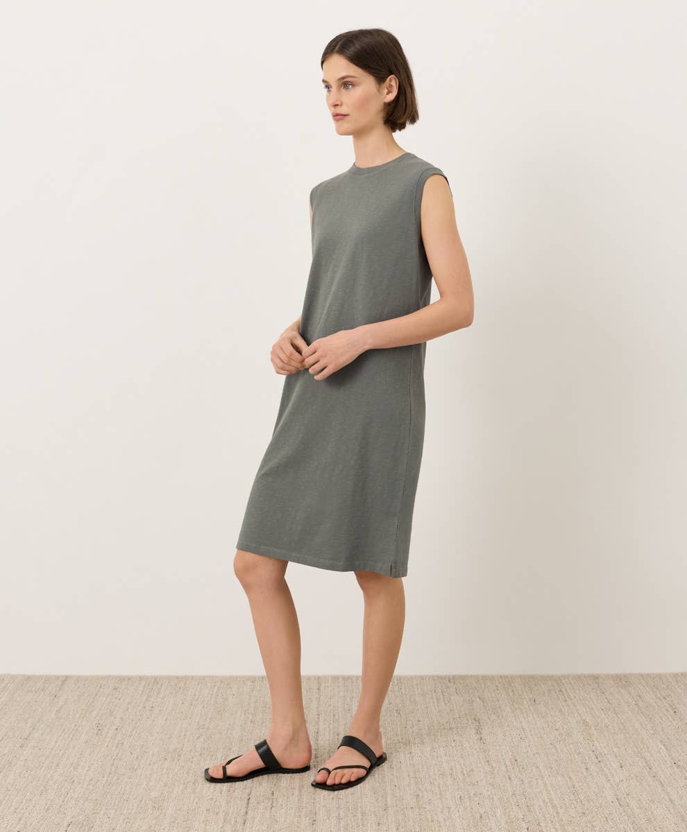 Pact - Women's Soft-Slub Essential Easy Muscle Tee Dress