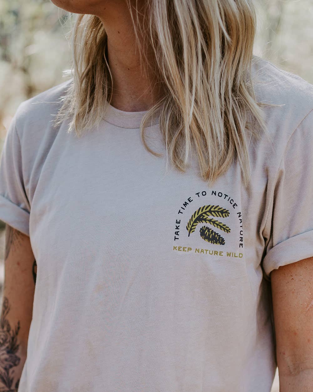 Keep Nature Wild - Nature Study Conifers Unisex Tee