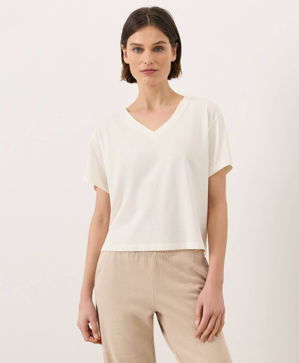 Pact - Women's Vintage Jersey V-Neck Tee