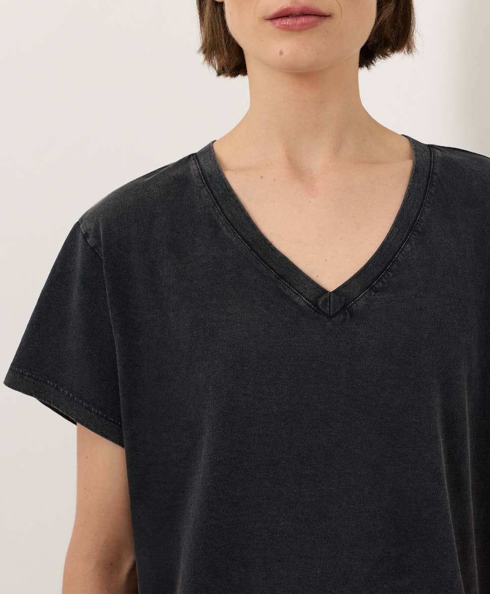 Pact - Women's Vintage Jersey V-Neck Tee
