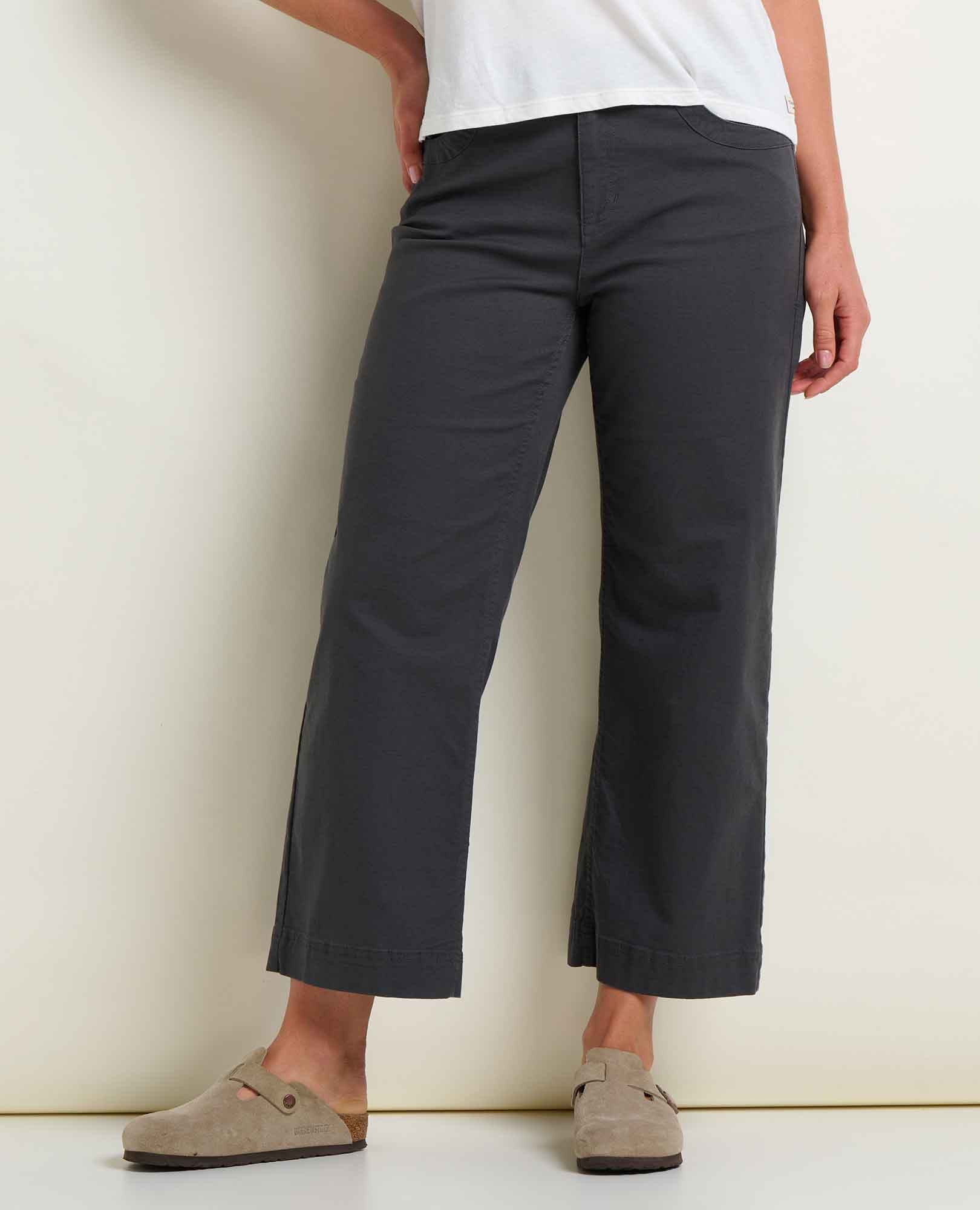 Toad&Co - Women's Earthworks Wide Leg Crop Pant