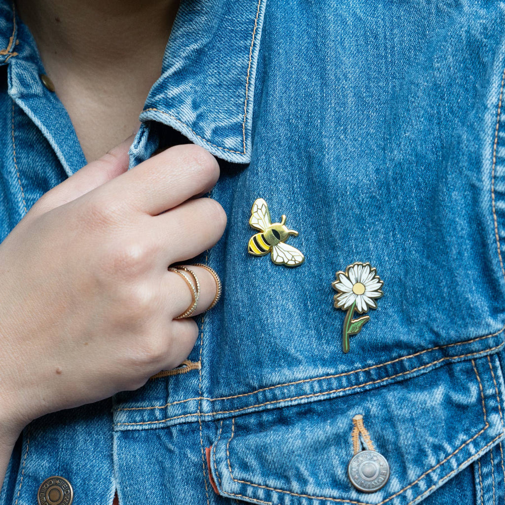 Happily Plants - Queen Honey Bee Pin, Bee Gifts