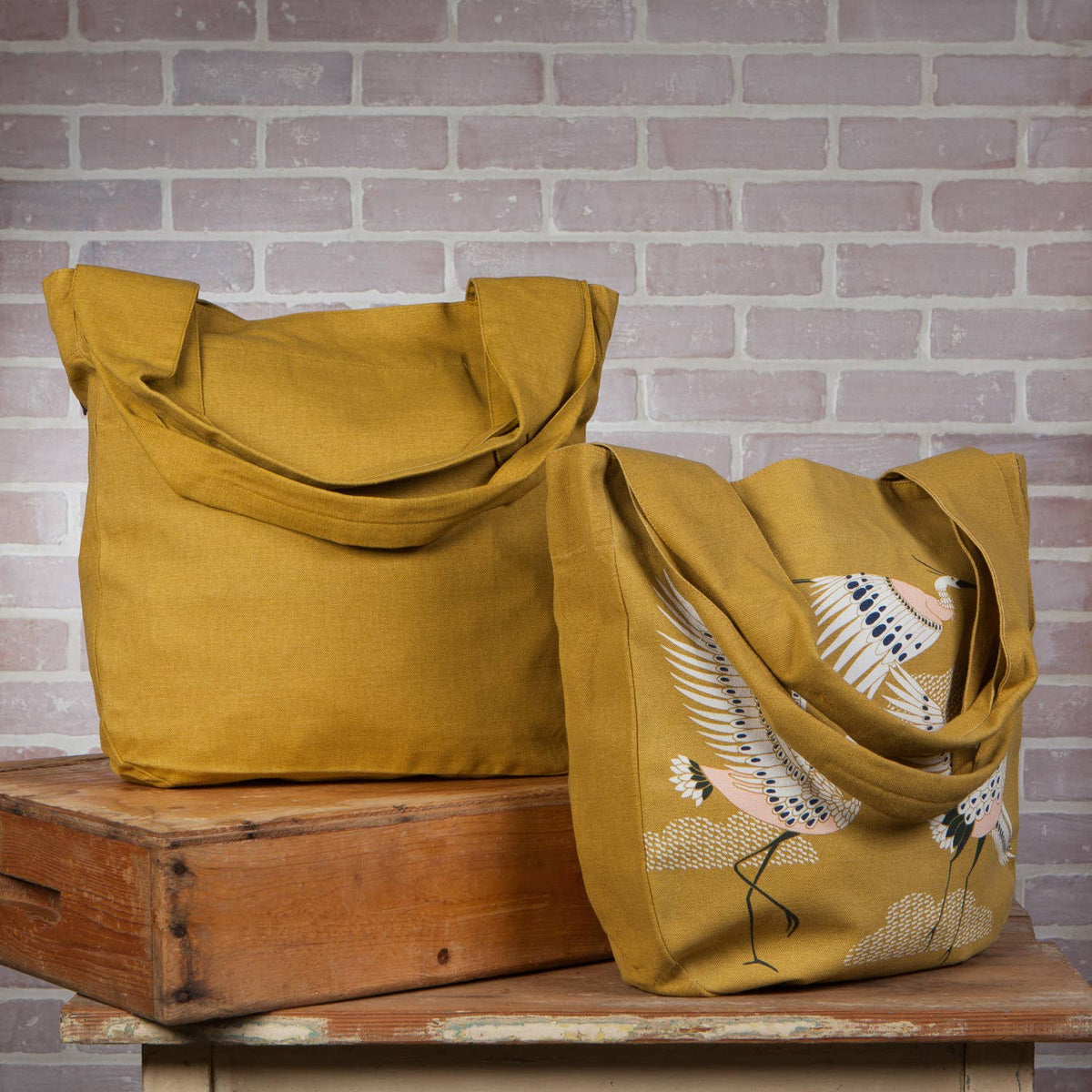 Danica Studio - Flight Of Fancy Tote Bag Extra Wide Handles