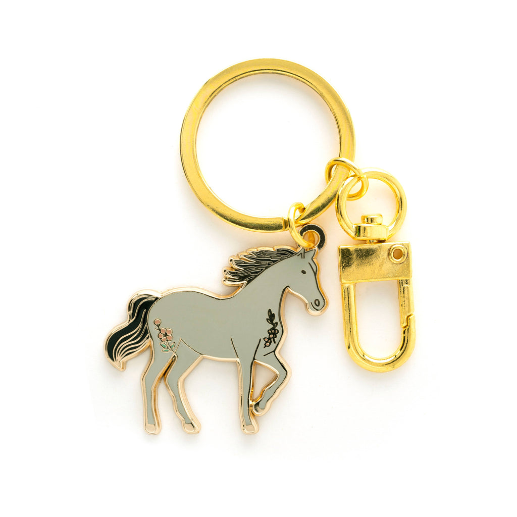 Happily Plants - Horse Keychain & Bag Charm, Animal Western Cowgirl Gift