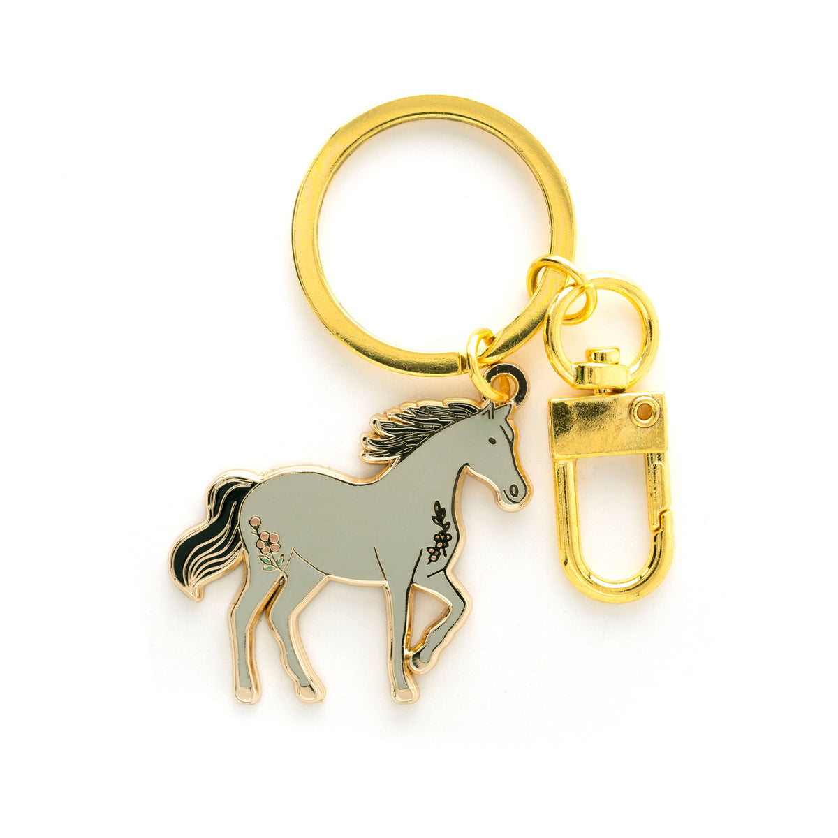 Happily Plants - Horse Keychain & Bag Charm, Animal Western Cowgirl Gift