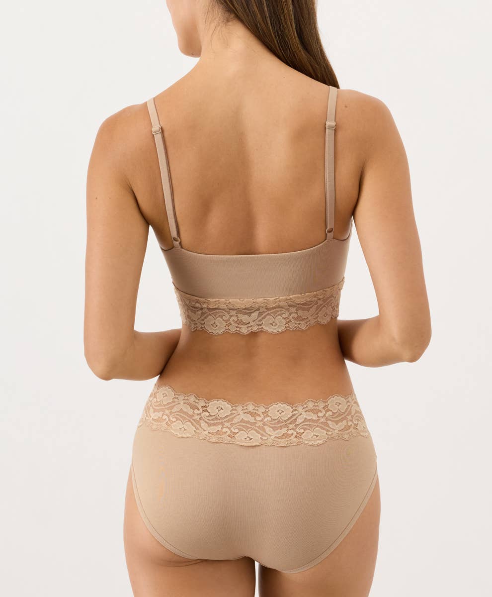 Pact - Women's Lace Modern Scoop Bralette