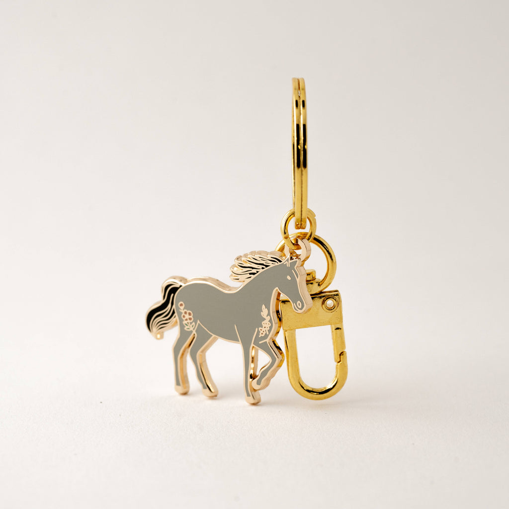 Happily Plants - Horse Keychain & Bag Charm, Animal Western Cowgirl Gift