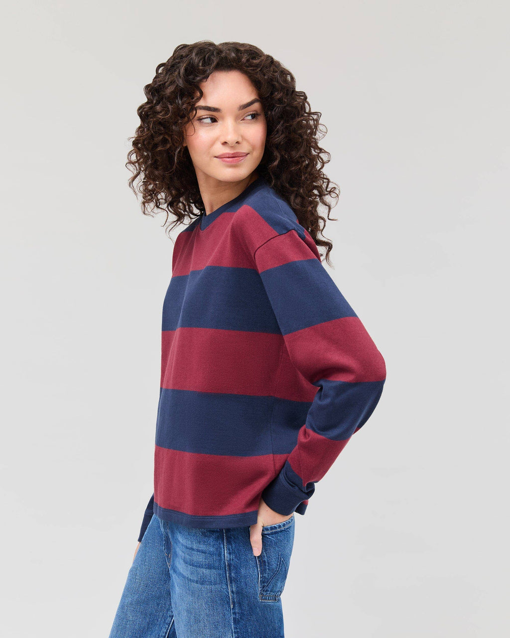 Richer Poorer - Heavy Pima Rugby Pullover