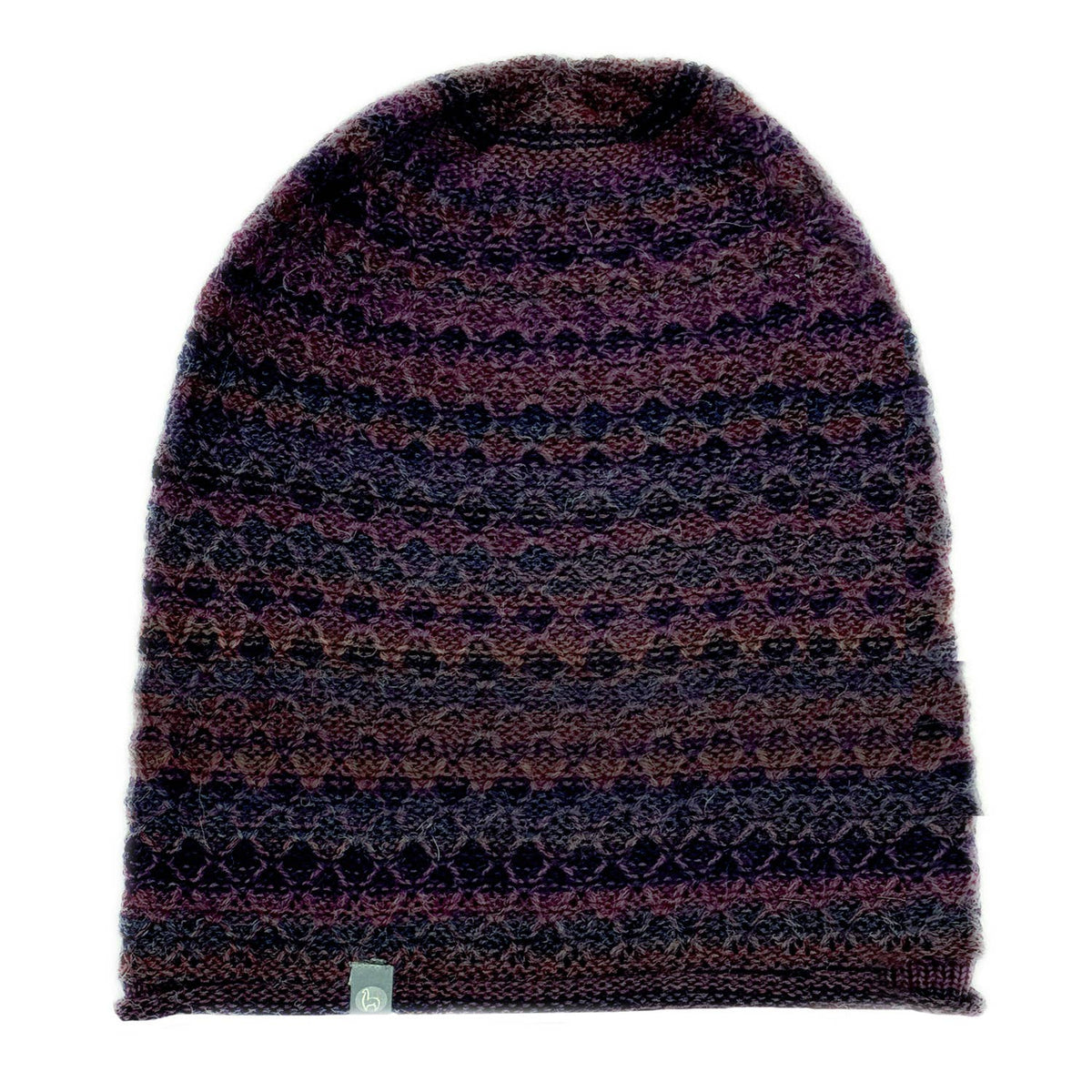 Shupaca Alpaca - Alpaca Beanie Hat - Printed - Lava