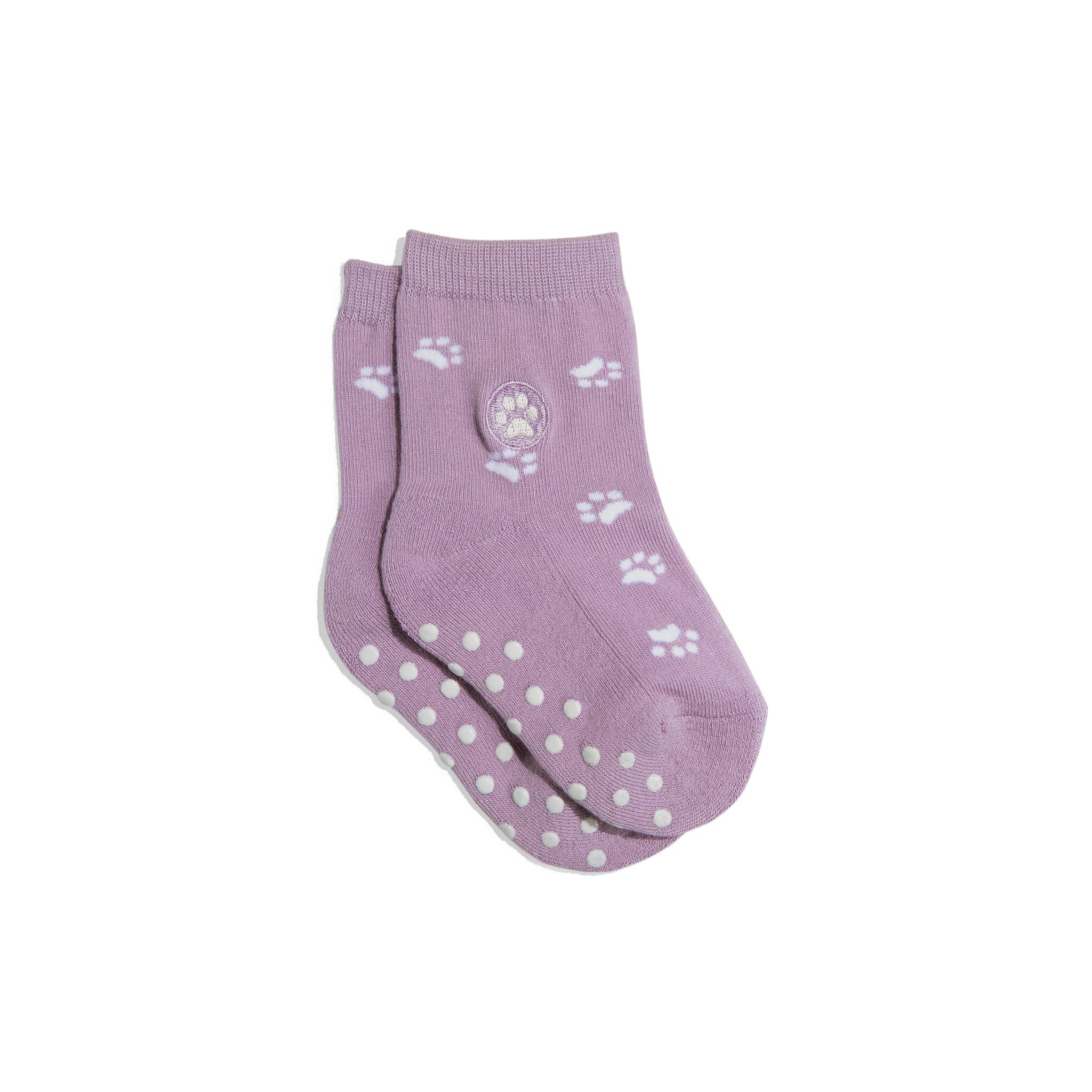 Conscious Step - Kids Socks that Save Dogs | Paw Prints - Organic Cotton
