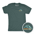TriPine - Retro Mountain CloudFit Tee