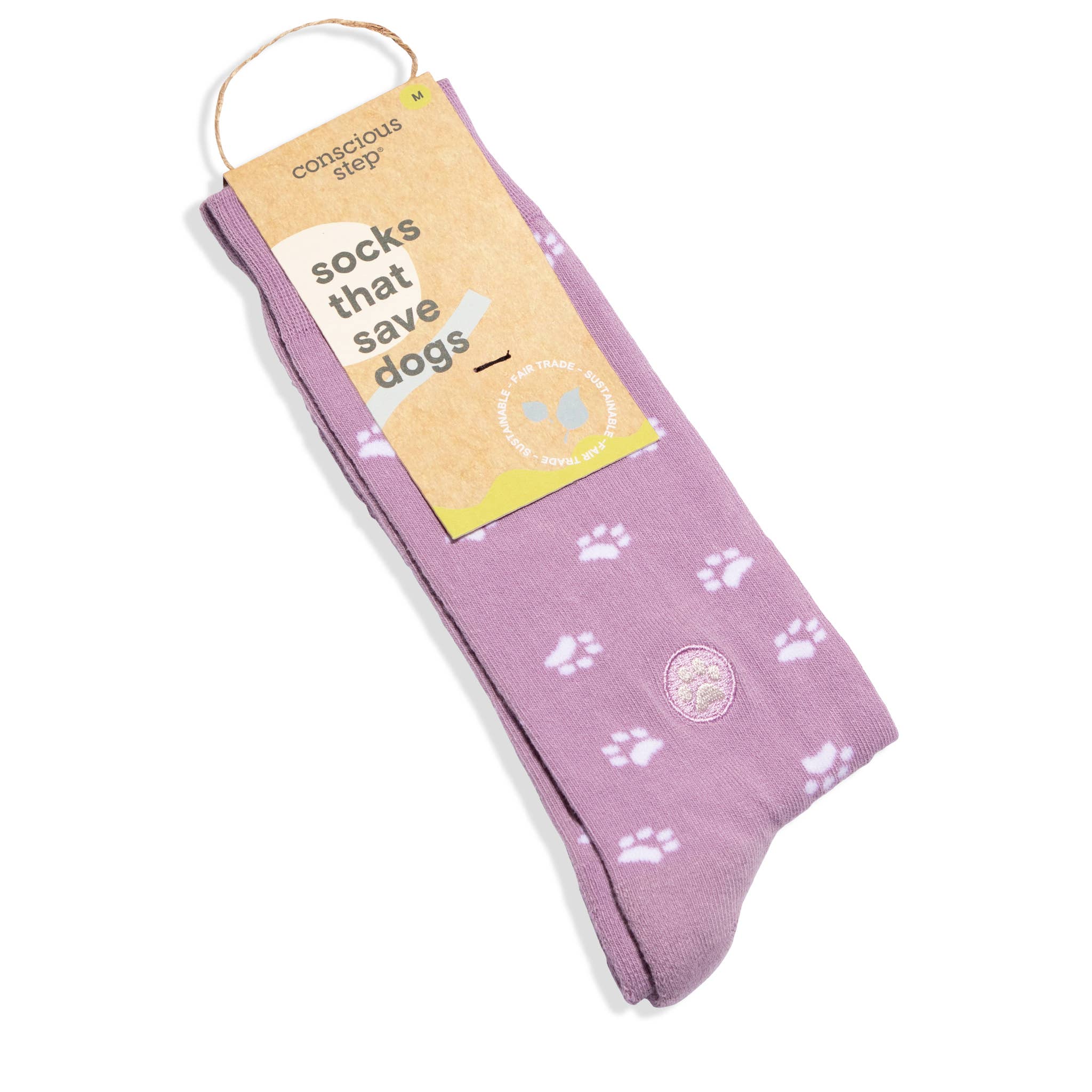 Conscious Step - Socks that Save Dogs | Paw Prints