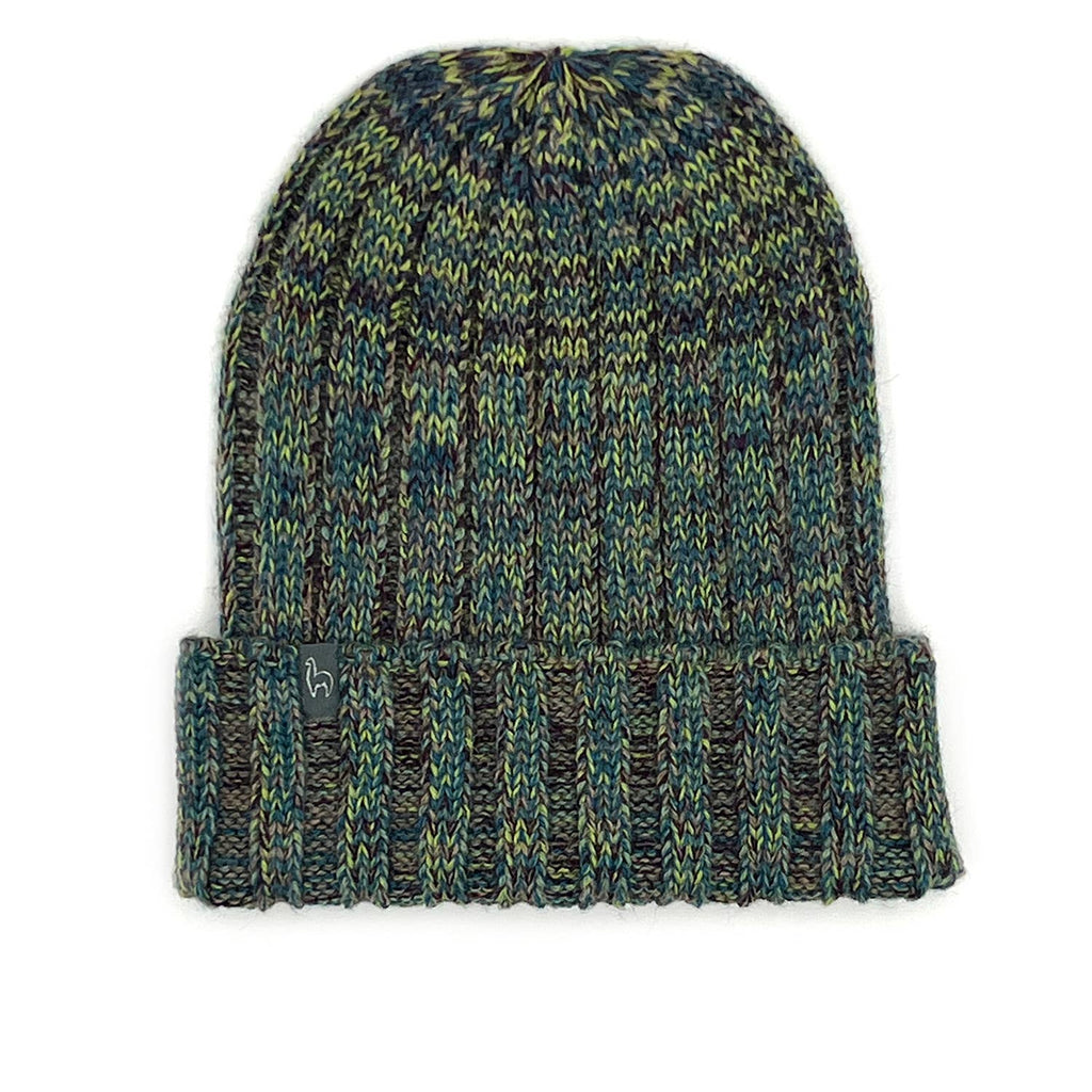 Shupaca Alpaca - Alpaca Beanie Hat - Accordion - Moss
