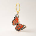 Happily Plants - Monarch Butterfly Keychain & Bag Charm, Butterfly Gifts