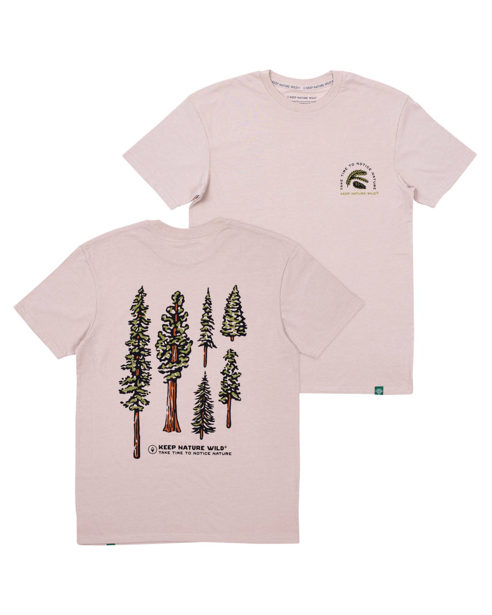 Keep Nature Wild - Nature Study Conifers Unisex Tee
