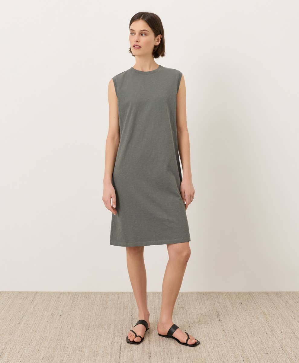 Pact - Women's Soft-Slub Essential Easy Muscle Tee Dress