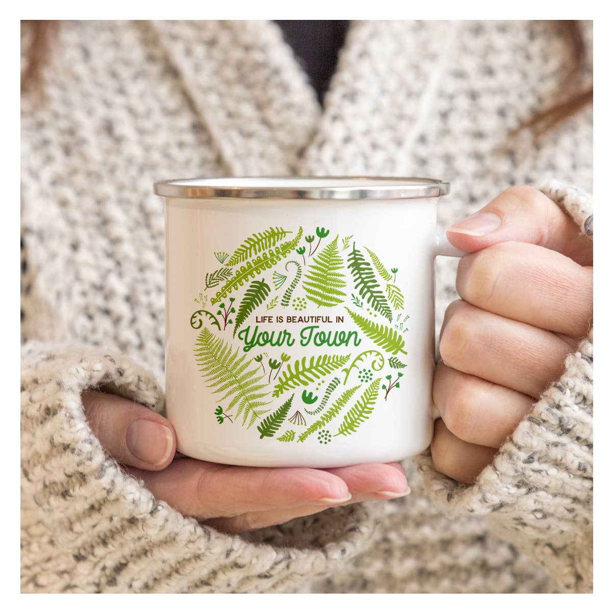 Rock Scissor Paper - City Camp Mug - Ferns...