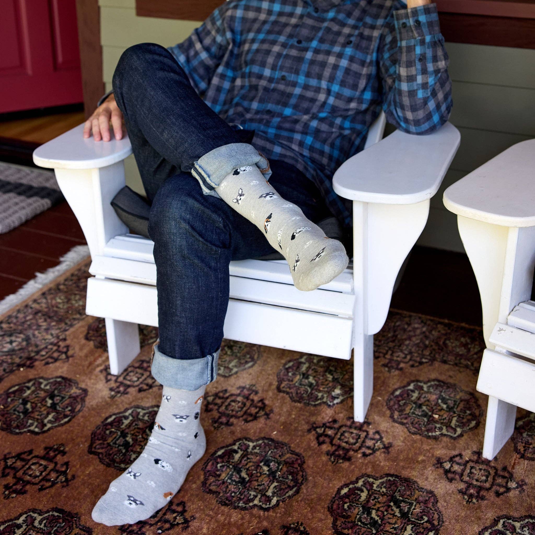 Conscious Step - Socks that Save Dogs | Gray Dogs