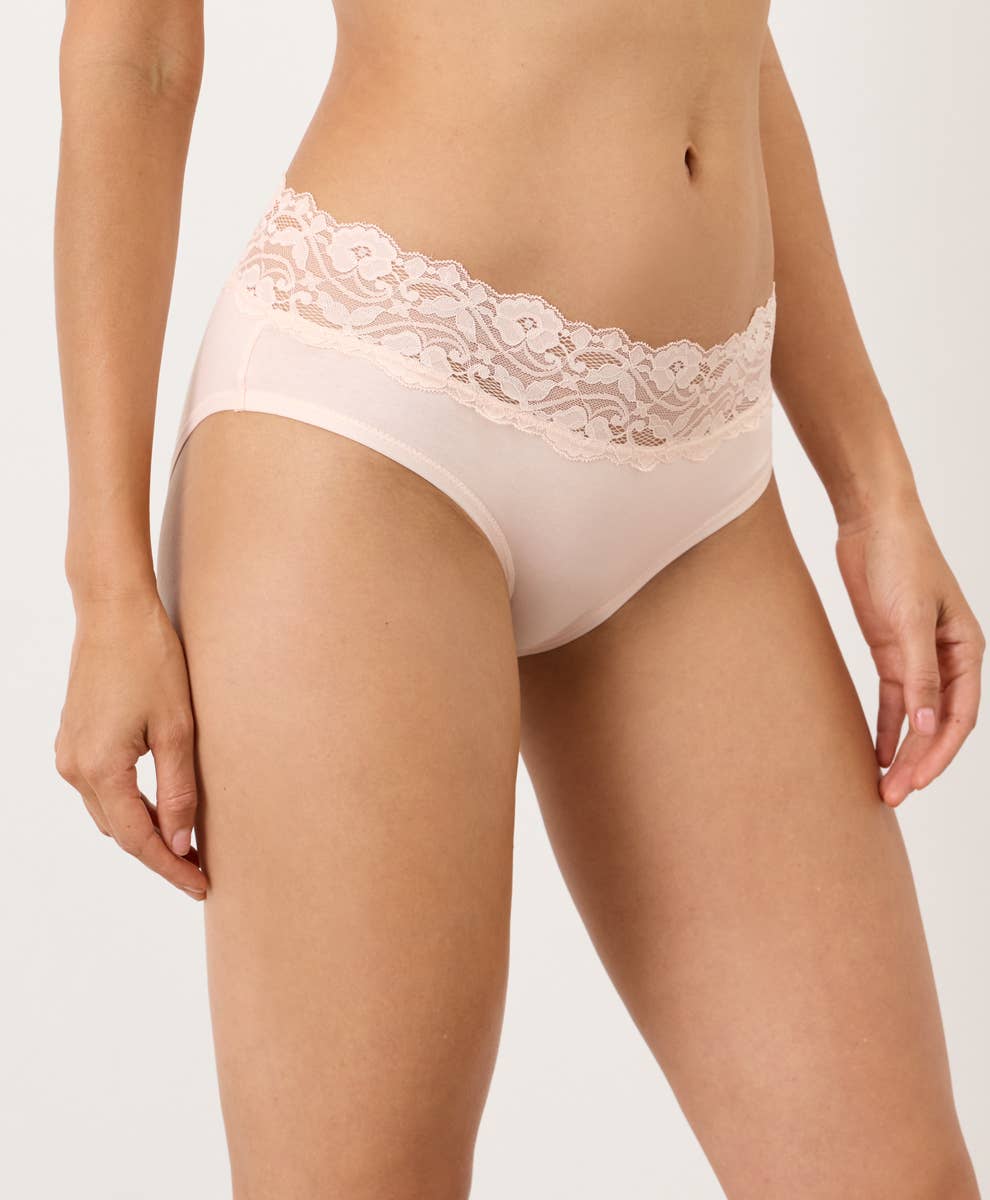 Pact - Women's Lace Waist Brief
