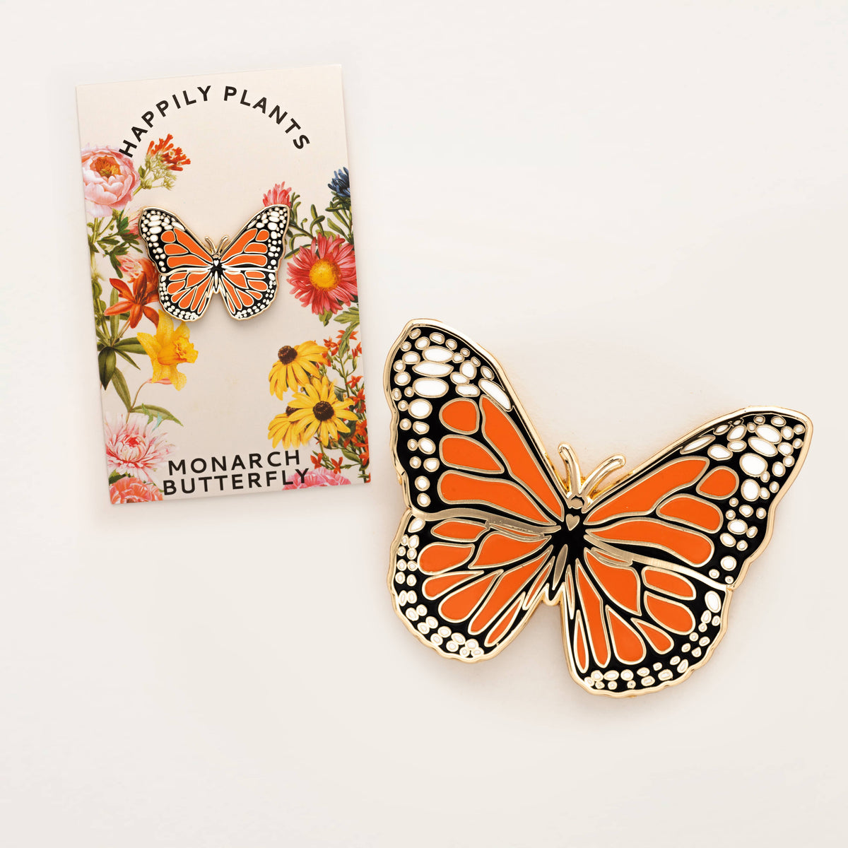 Happily Plants - Monarch Butterfly Pin, Butterfly Gifts