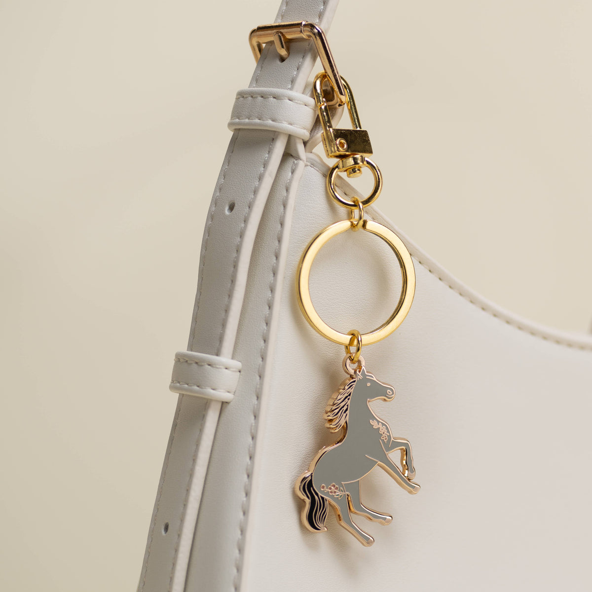 Happily Plants - Horse Keychain & Bag Charm, Animal Western Cowgirl Gift