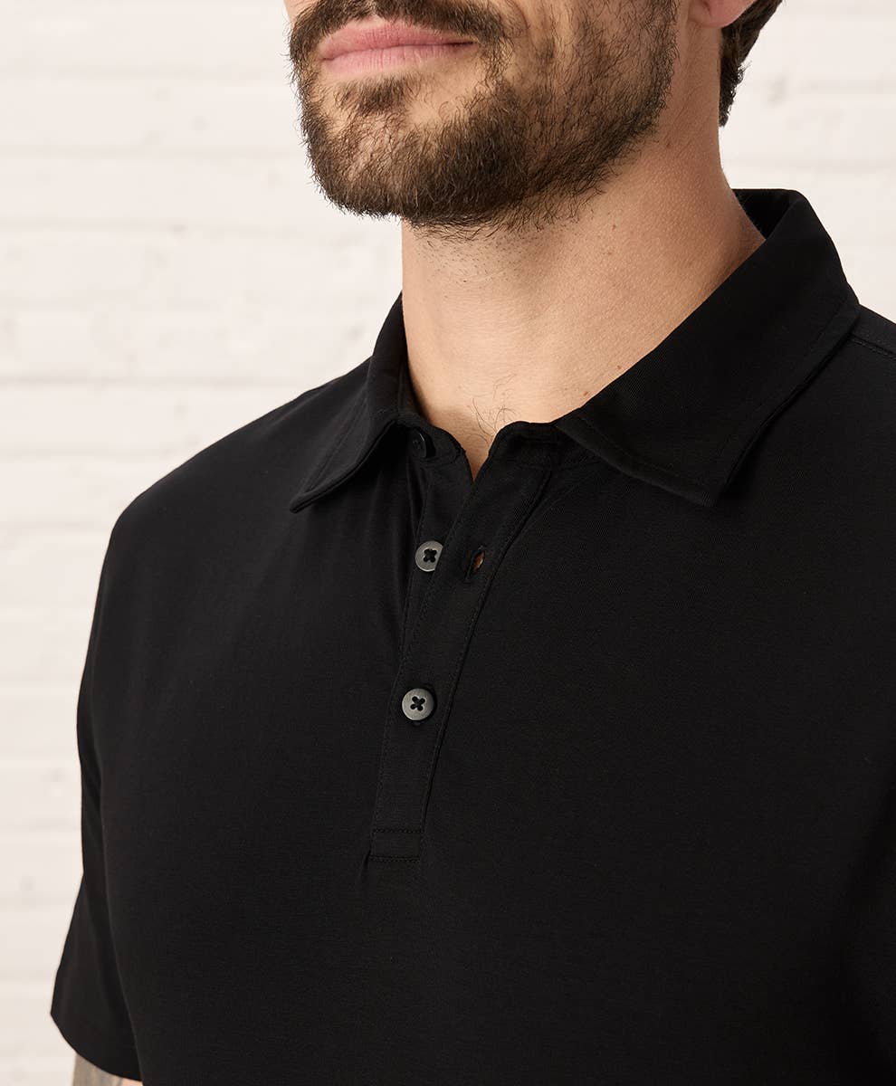 Pact - Men's Luxe Stretch Jersey Slim Polo