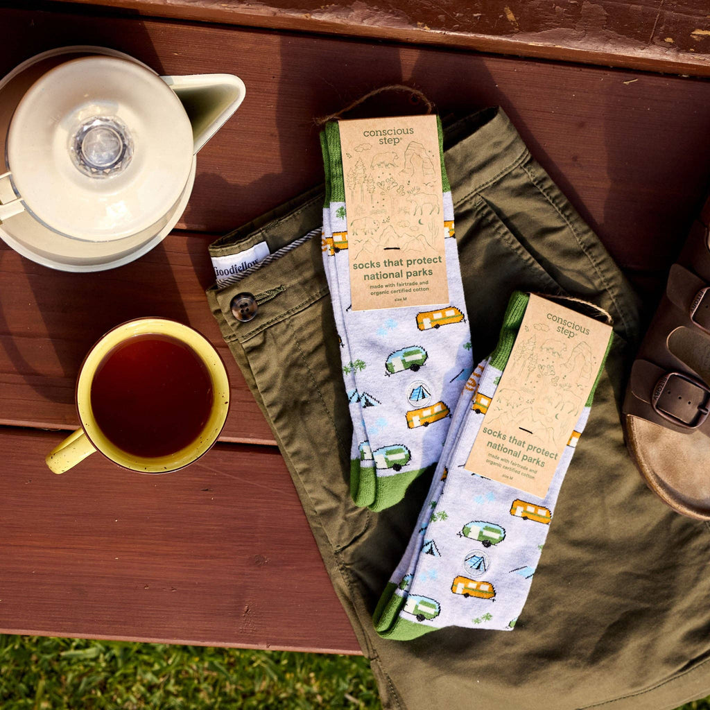 Conscious Step - Socks that Protect National Parks | Campers