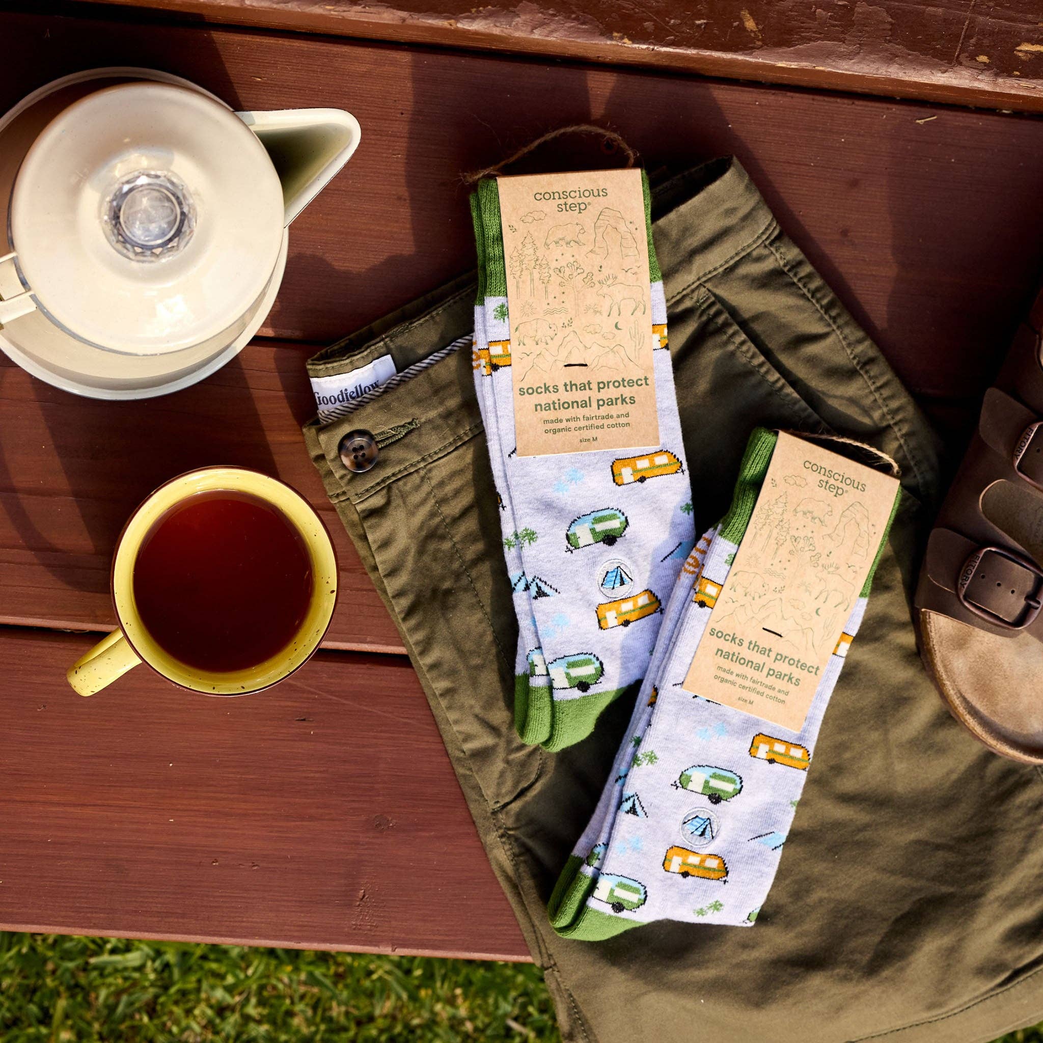 Conscious Step - Socks that Protect National Parks | Campers