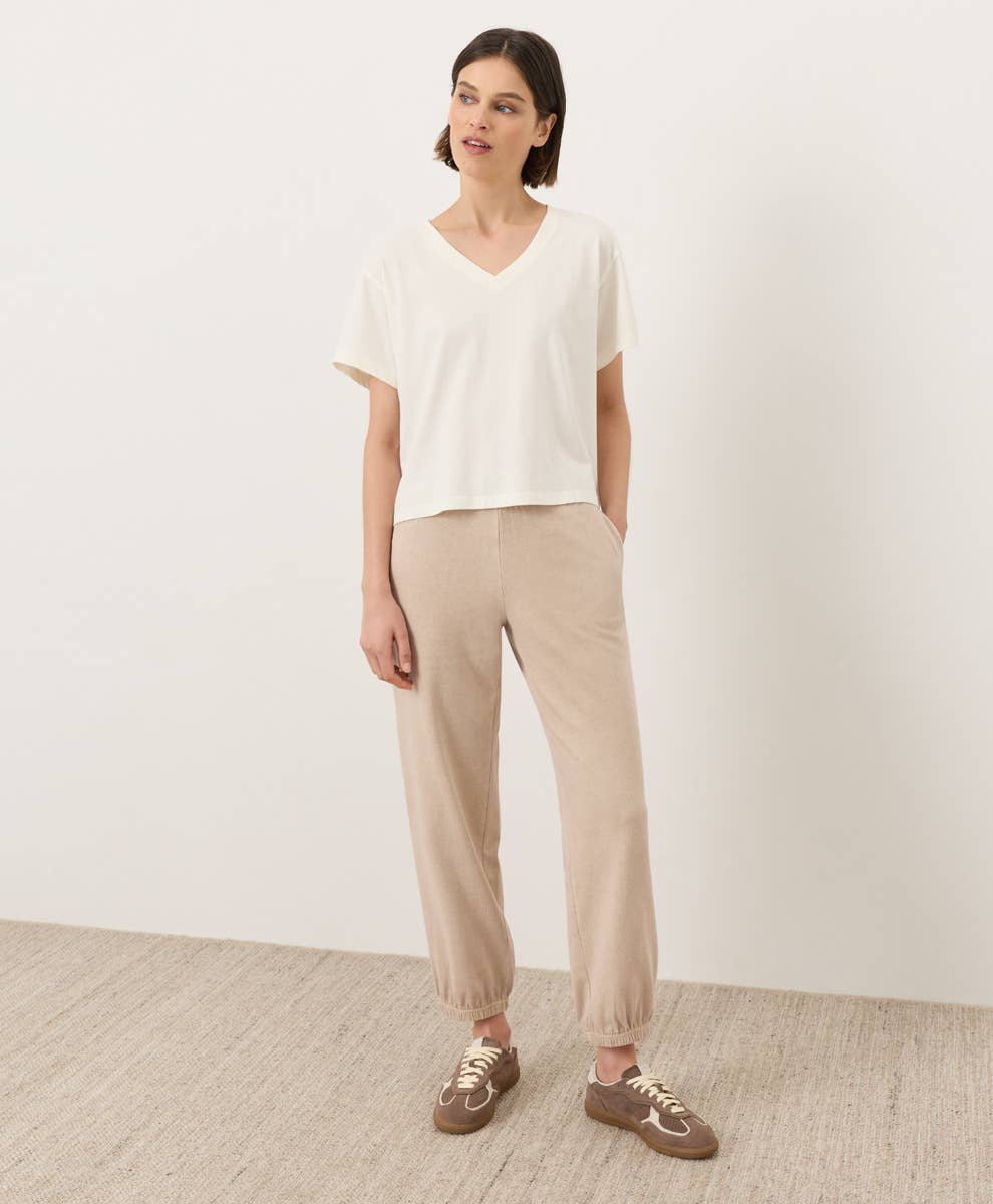Pact - Women's Vintage Jersey V-Neck Tee