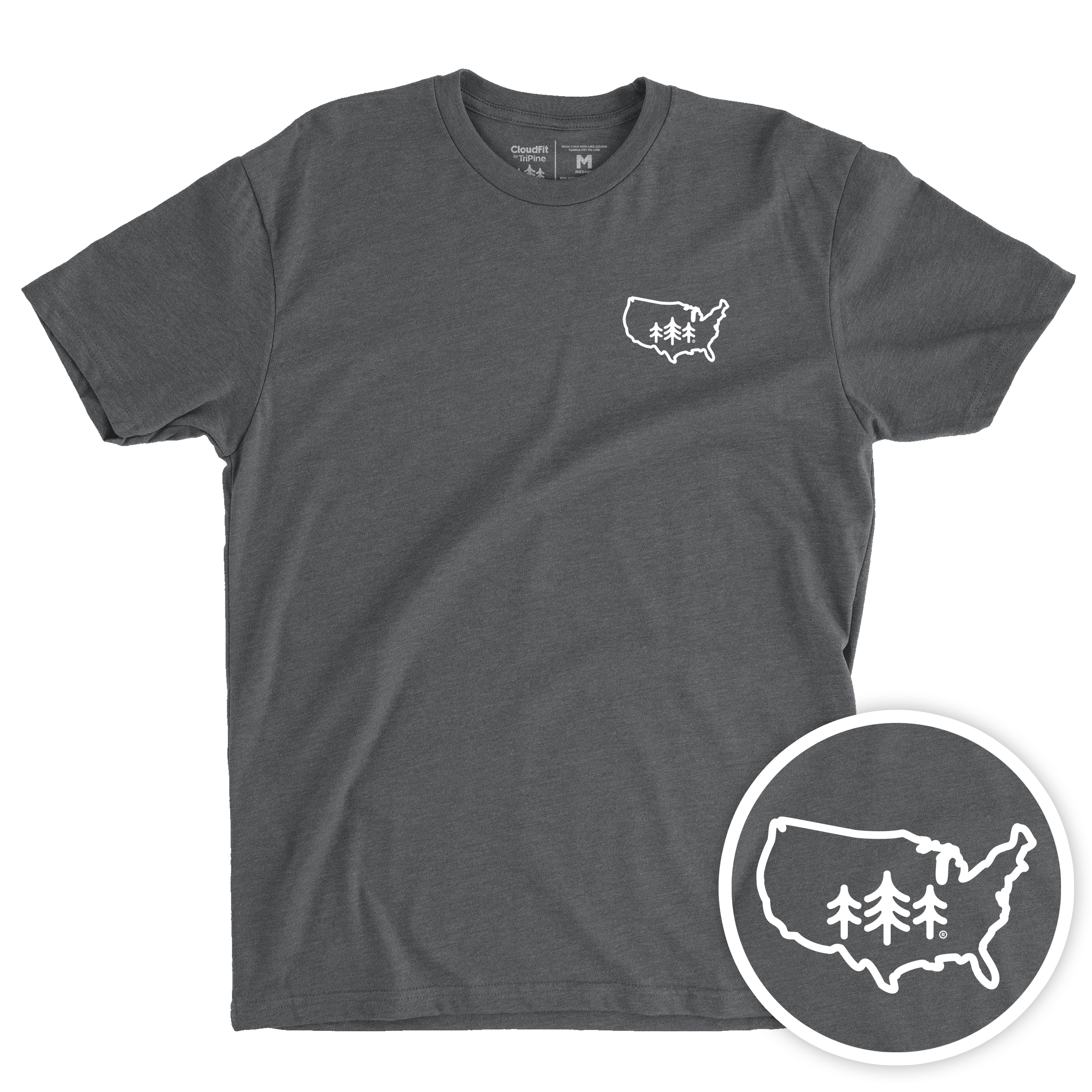 TriPine - USA TriPine CloudFit Tee