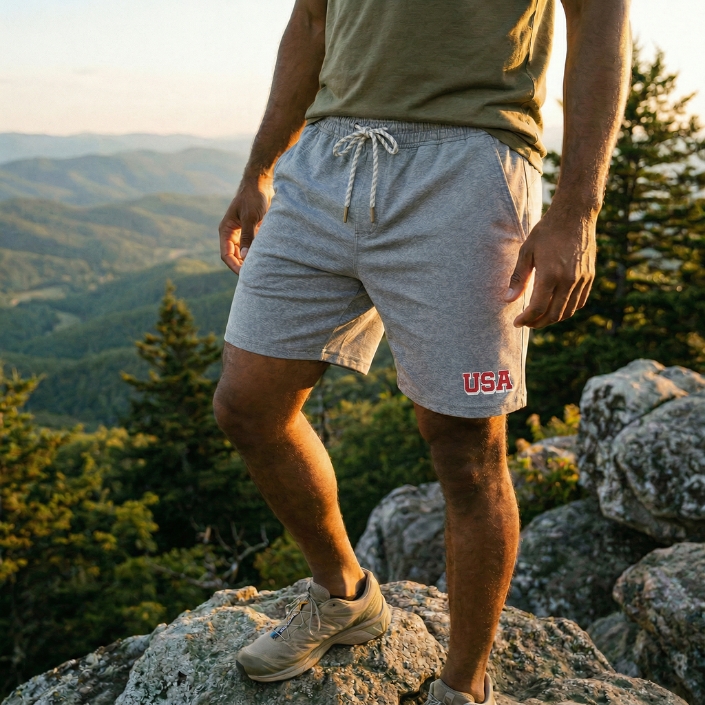 TriPine - USA CloudFlex Performance Short 7"