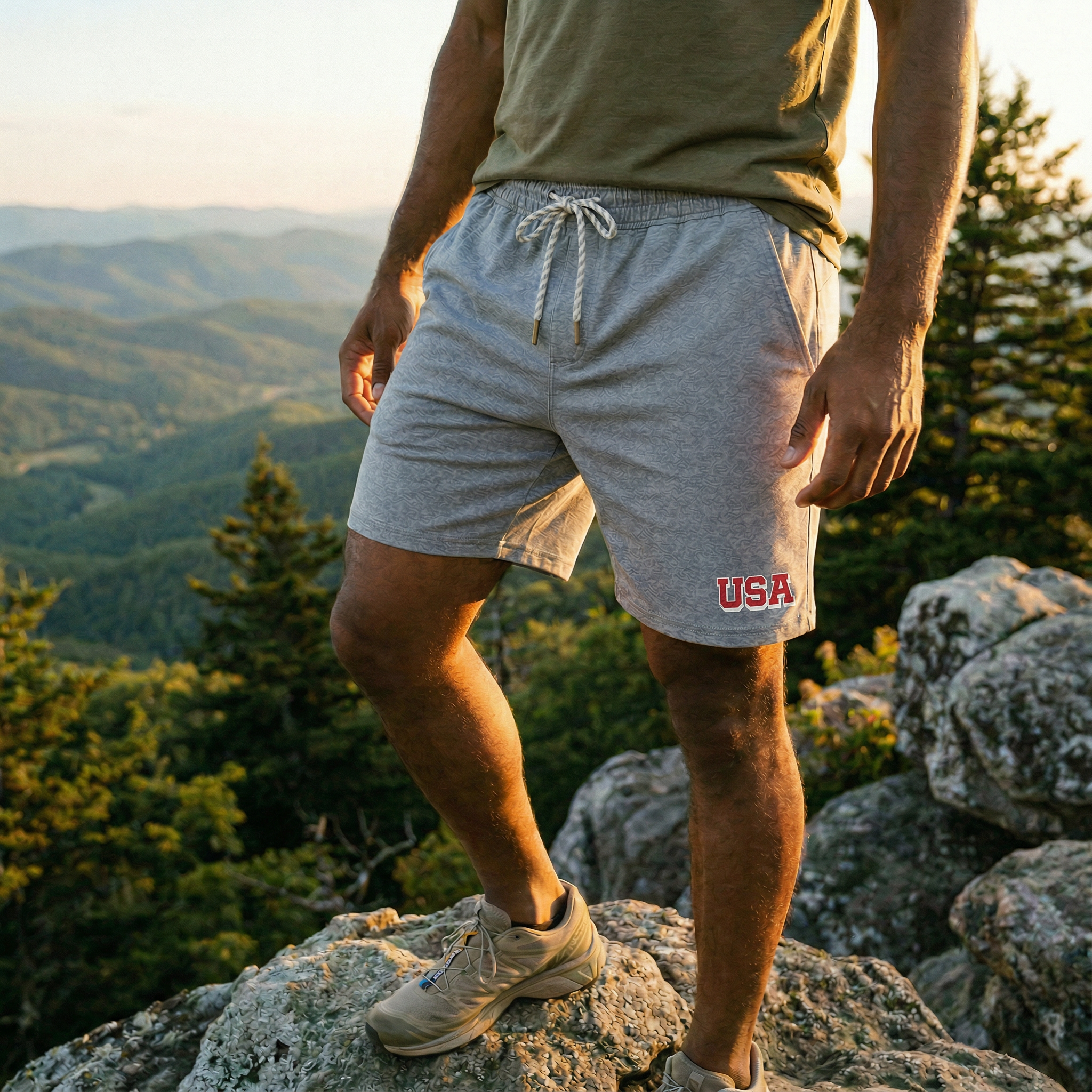 TriPine - USA CloudFlex Performance Short 7"