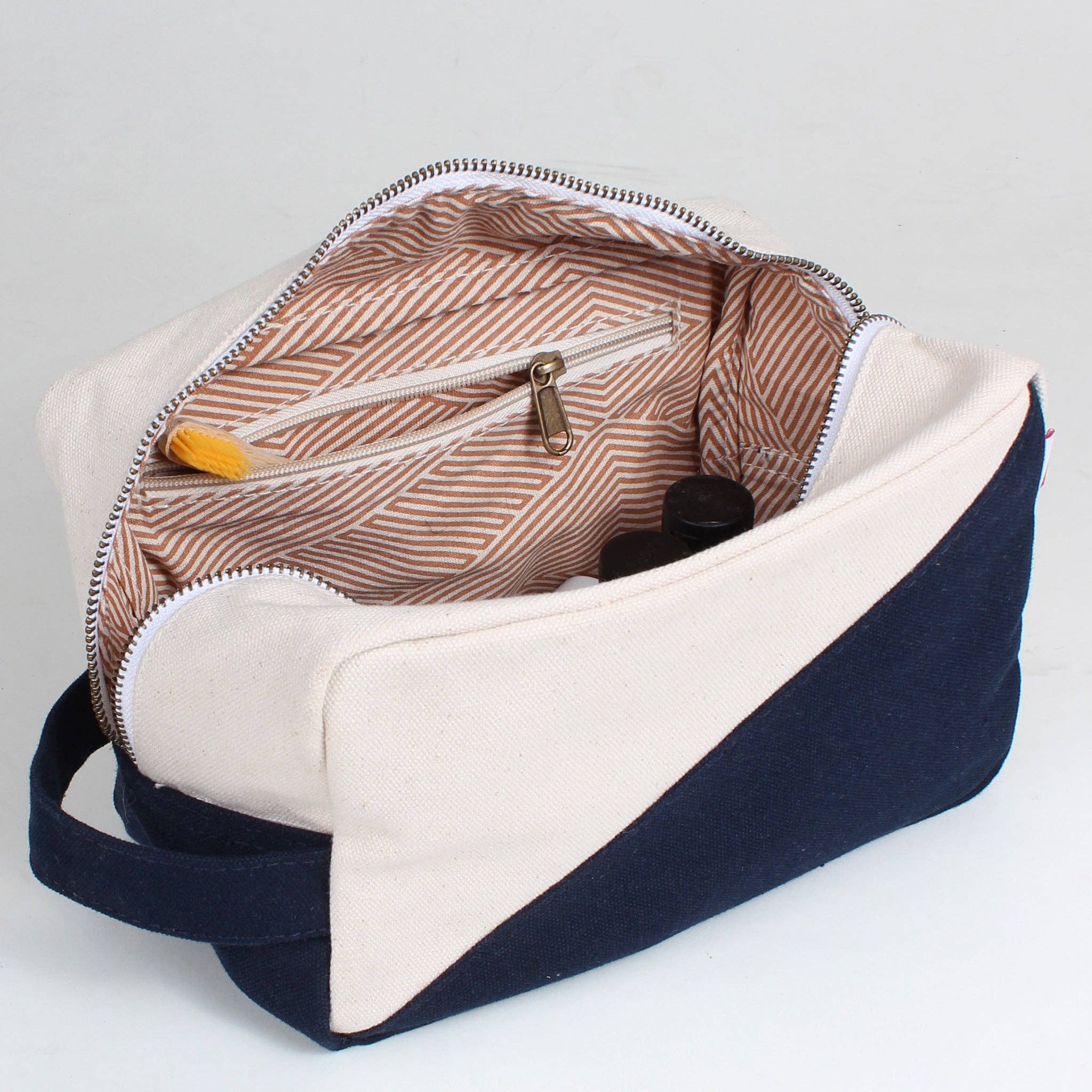 ShoreBags - Contemporary Travel Accessories Canvas Toiletry Dopp Kit 