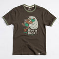 The Landmark Project - Give a Hoot, Don't Pollute Unisex Short Sleeve Ringer Tee