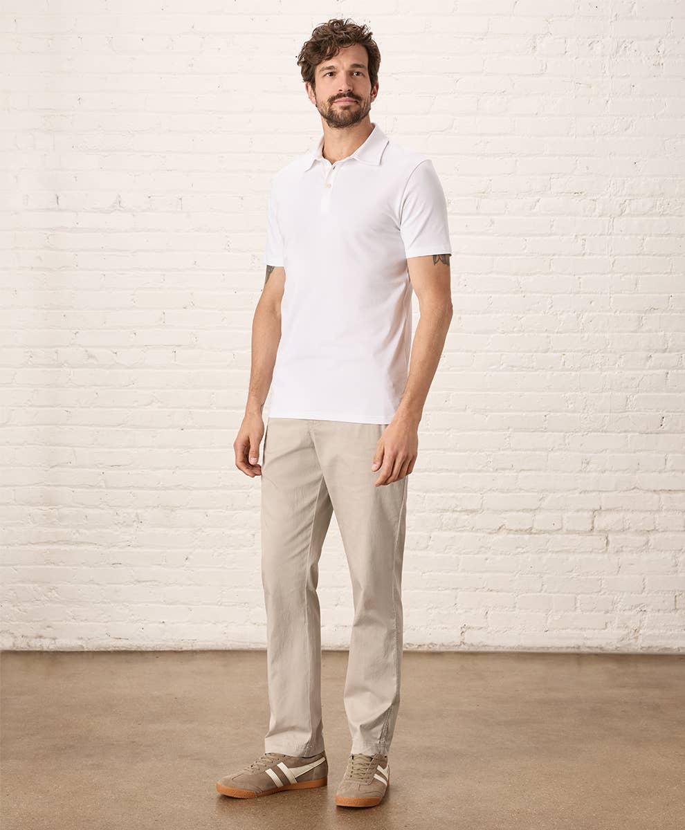 Pact - Men's Luxe Stretch Jersey Slim Polo