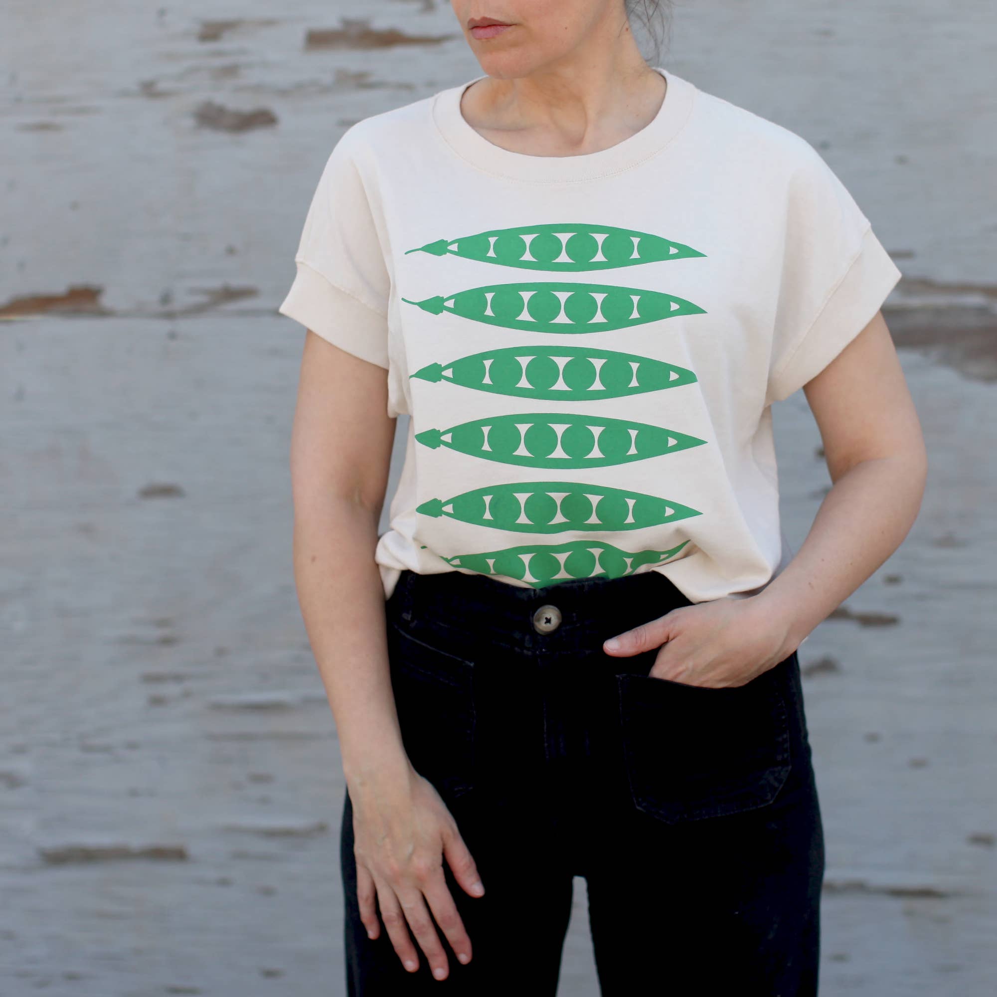 Blackbird Supply Co. - Green Peas In A Pod Gardening Loose Fit Boxy Tee