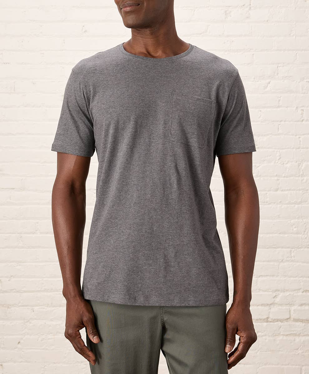 Pact - Men's Softspun Pocket Crew Tee