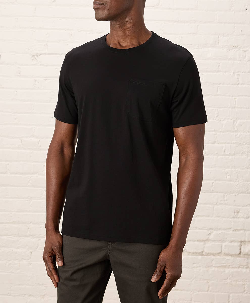 Pact - Men's Softspun Pocket Crew Tee