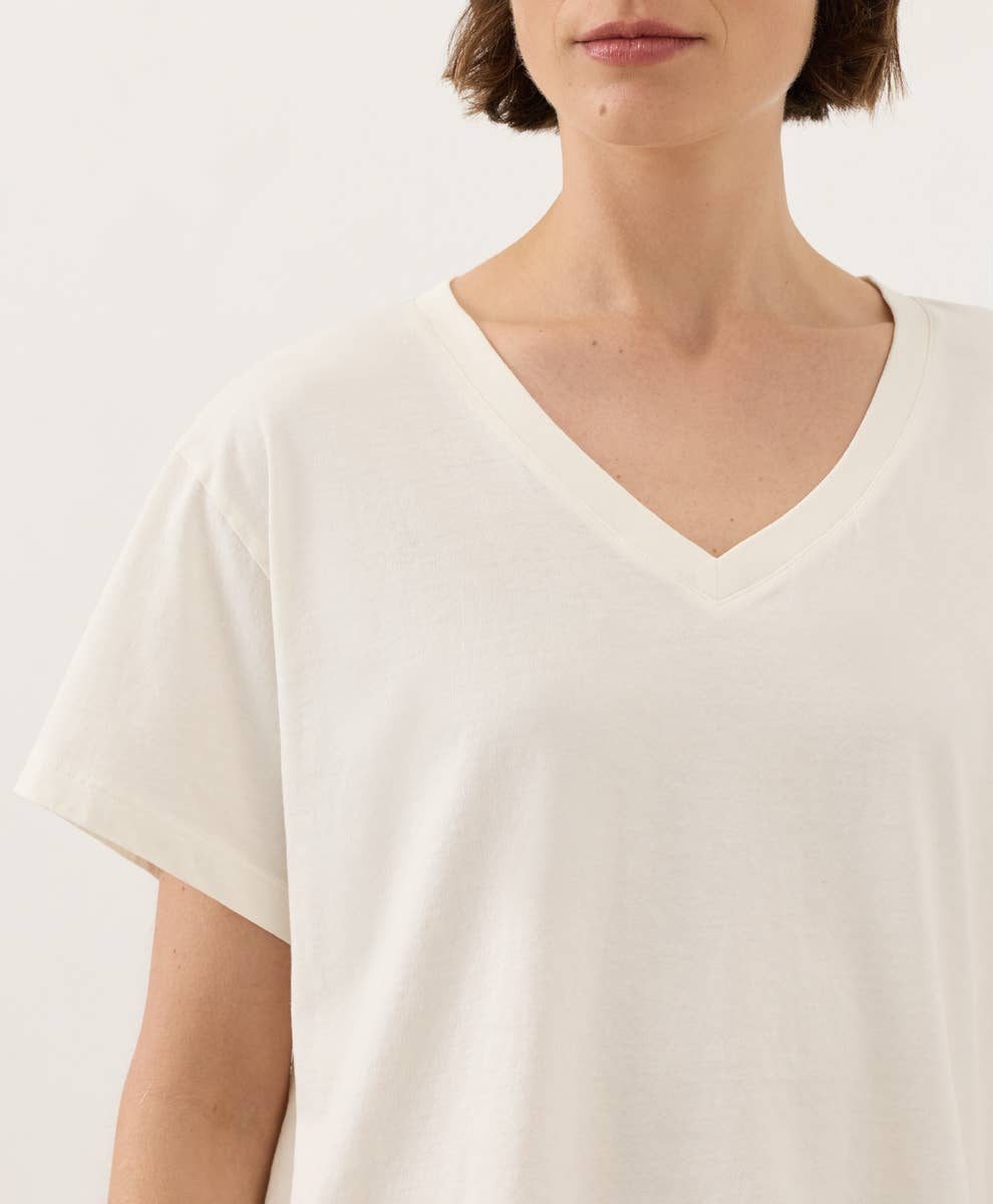 Pact - Women's Vintage Jersey V-Neck Tee