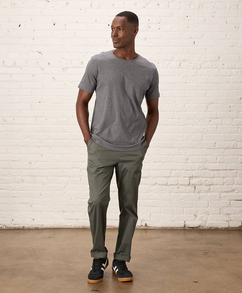 Pact - Men's Softspun Pocket Crew Tee