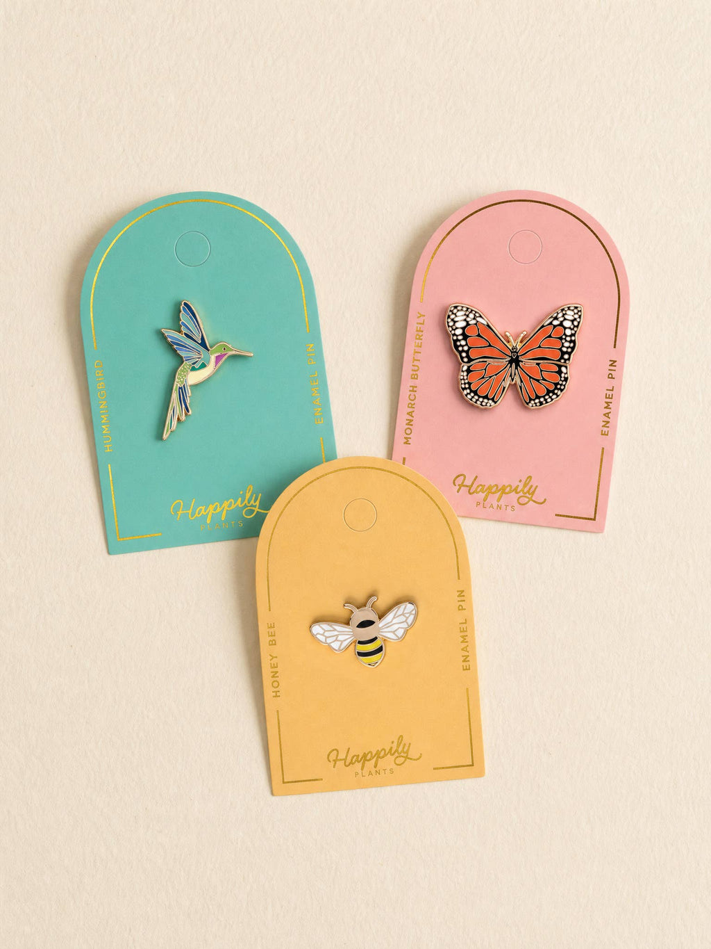 Happily Plants - Queen Honey Bee Pin, Bee Gifts