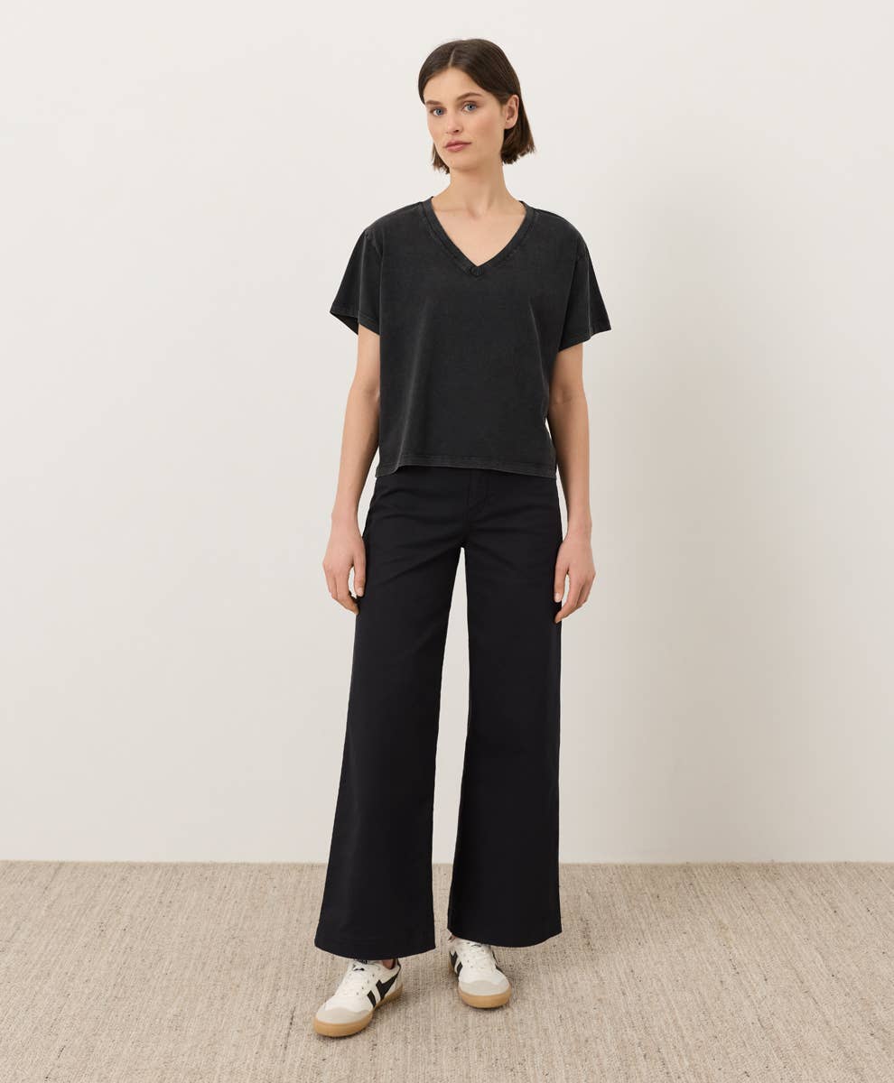 Pact - Women's Vintage Jersey V-Neck Tee