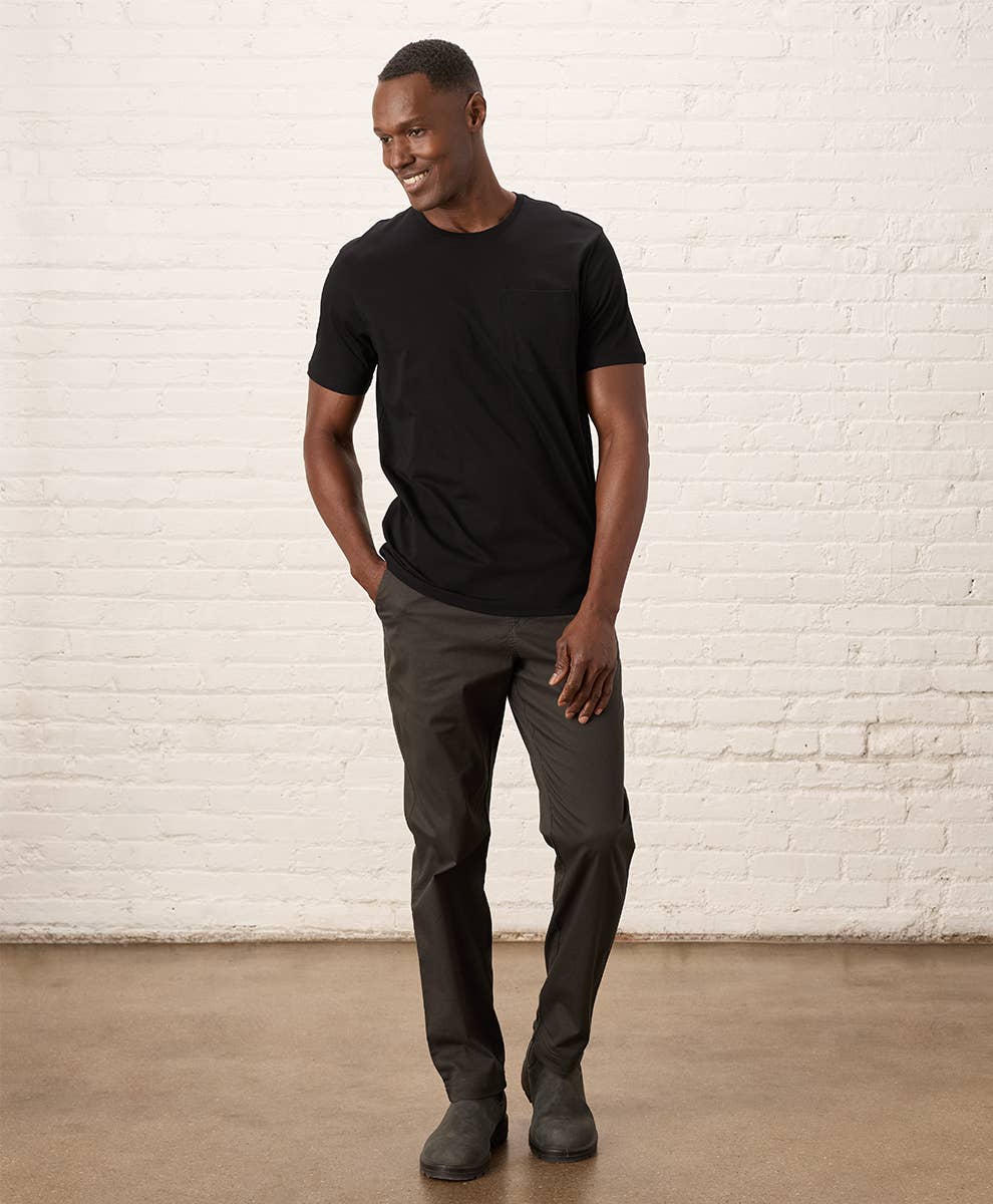 Pact - Men's Softspun Pocket Crew Tee