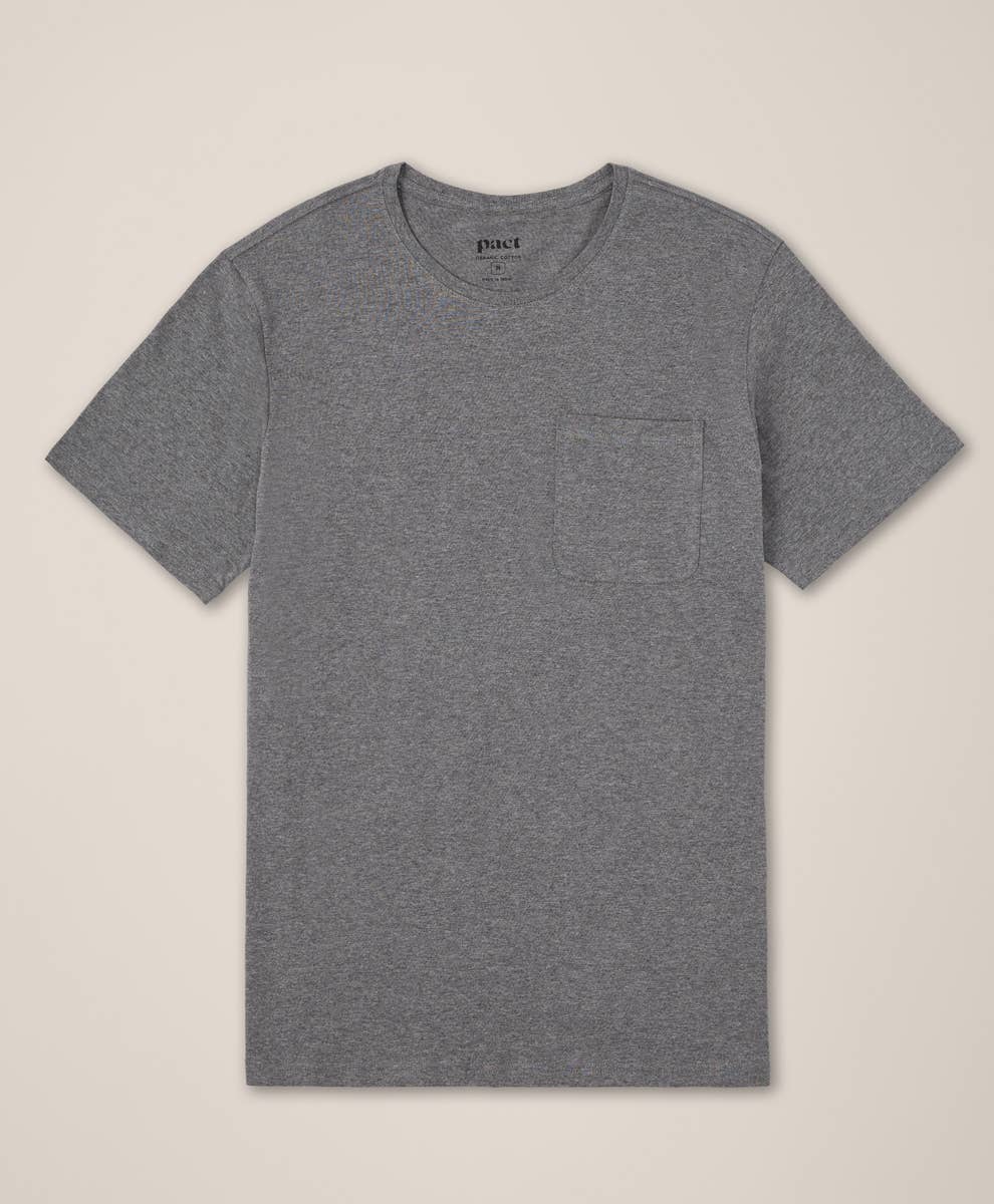 Pact - Men's Softspun Pocket Crew Tee