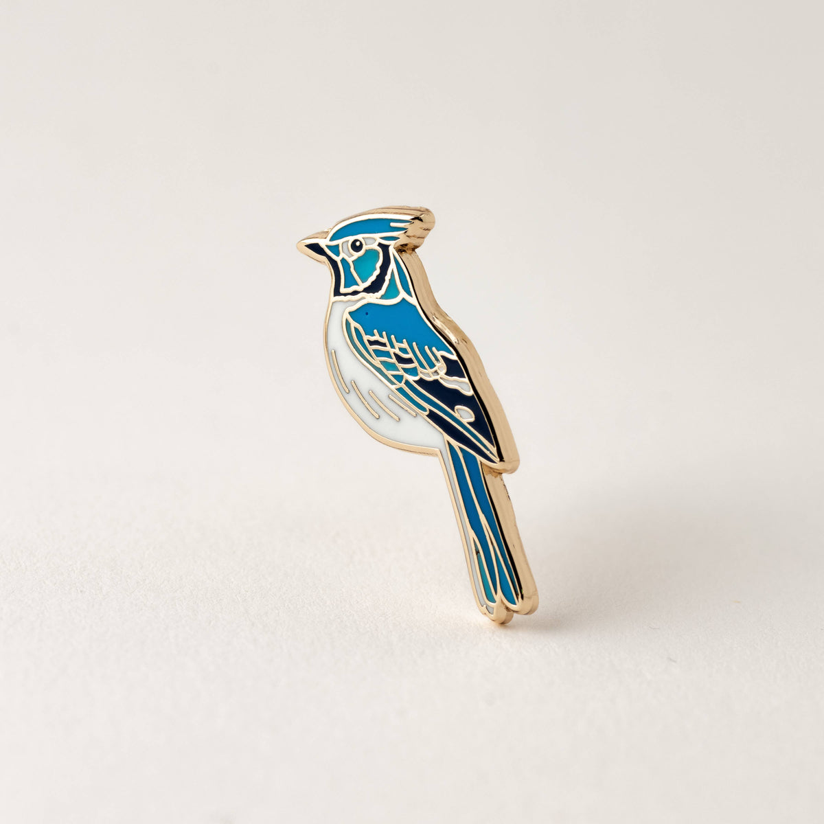 Happily Plants - Blue Jay Pin, Bird & Wildlife Gifts