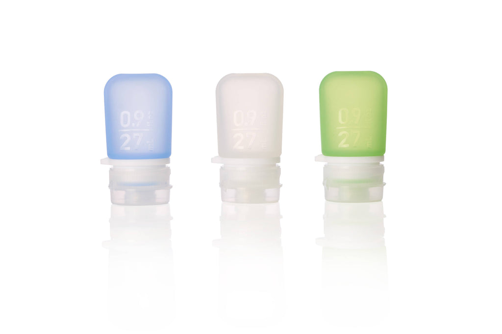 humangear - GoToob Mini 3-Pack - Refillable Silicone Travel Bottles